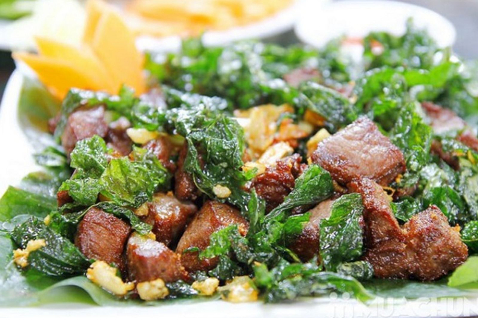Thịt trâu lá trơng: Đặc sản Quảng Trị làm say lòng du khách 7 Nhieu-mon-an-duoc-che-bien-hap-dan-tu-thit-trau-va-la-trong